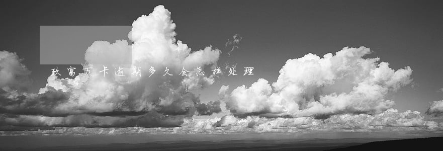 玖富万卡逾期多久会怎样处理 玖富万卡逾期多久会怎样处理