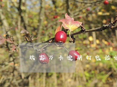玖富万卡逾期打电话催款怎么办 玖富万卡逾期打电话催款怎么办