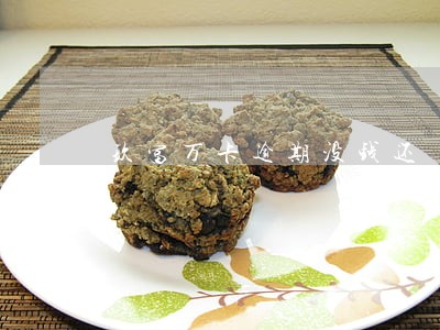 玖富万卡逾期没钱还