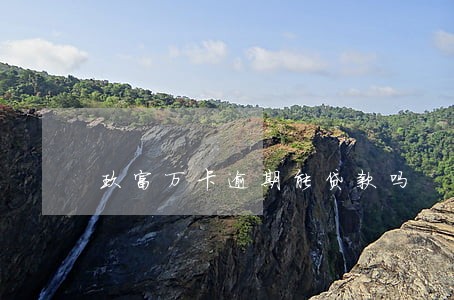 玖富万卡逾期能贷款吗 玖富万卡逾期能贷款吗