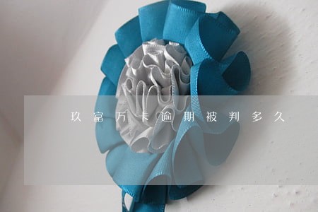 玖富万卡逾期被判多久