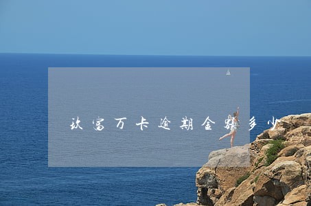 玖富万卡逾期金额多少 玖富万卡逾期金额多少