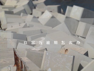 玖富万逾期怎么办 玖富万逾期怎么办
