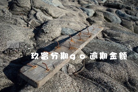 玖富分期go逾期金额