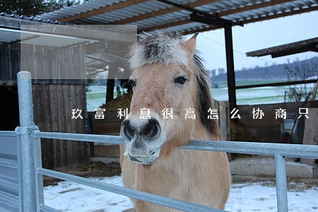 玖富利息很高怎么协商只还本金 玖富利息很高怎么协商只还本金