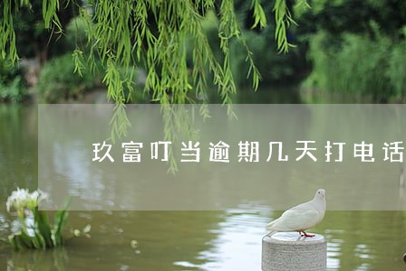 玖富叮当逾期几天打电话 玖富叮当逾期几天打电话