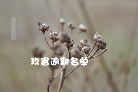 玖富逾期名单 玖富逾期名单