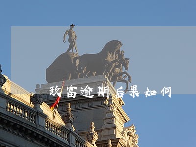 玖富逾期后果如何 玖富逾期后果如何