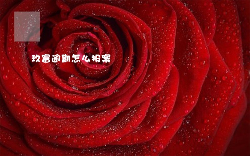 玖富逾期怎么报案 玖富逾期怎么报案