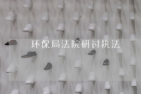 环保局法院研讨执法 环保局法院研讨执法