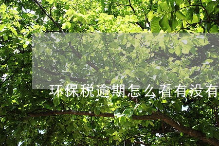环保税逾期怎么看有没有罚款 环保税逾期怎么看有没有罚款