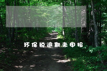 环保税逾期未申报 环保税逾期未申报