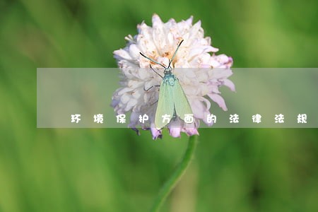 环境保护方面的法律法规 环境保护方面的法律法规