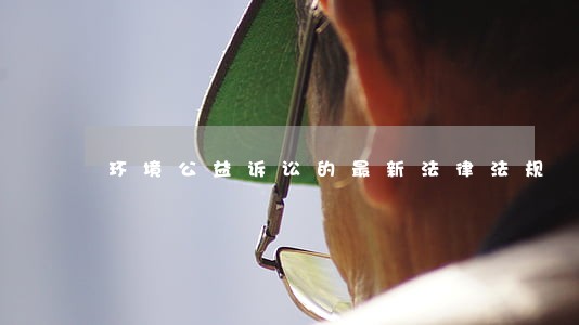 环境公益诉讼的最新法律法规 环境公益诉讼的最新法律法规