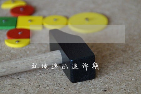 环境违法追诉期