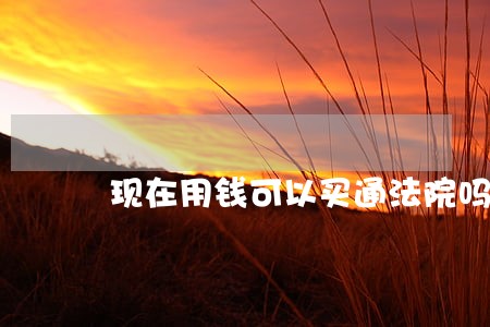 现在用钱可以买通法院吗 现在用钱可以买通法院吗