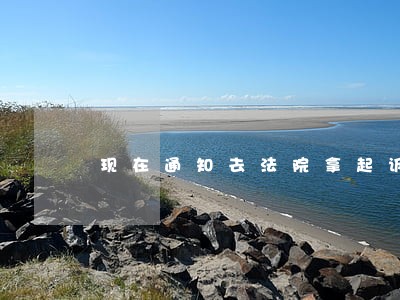 现在通知去法院拿起诉书 现在通知去法院拿起诉书