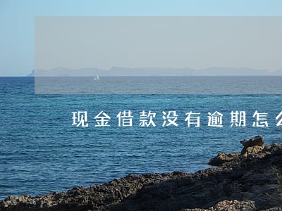 现金借款没有逾期怎么借不了 现金借款没有逾期怎么借不了