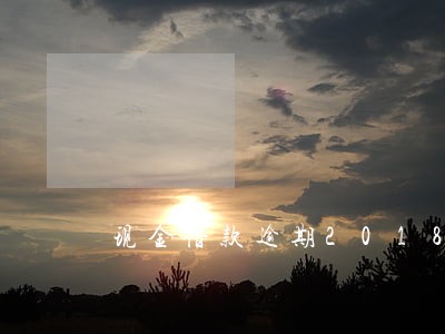 现金借款逾期2018 现金借款逾期2018