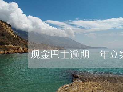 现金巴士逾期一年立案 现金巴士逾期一年立案
