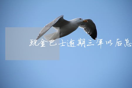 现金巴士逾期三年以后怎么办 现金巴士逾期三年以后怎么办