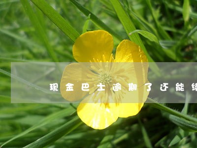 现金巴士逾期了还能续期么 现金巴士逾期了还能续期么