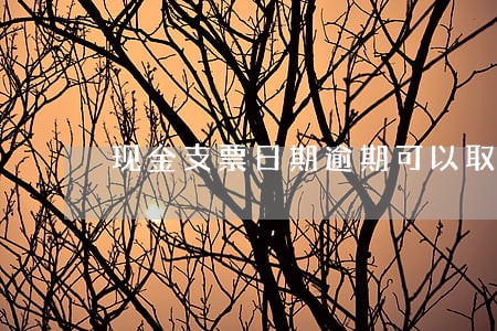 现金支票日期逾期可以取款吗 现金支票日期逾期可以取款吗