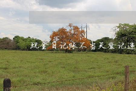 现金日记账不当天登记违法吗 现金日记账不当天登记违法吗