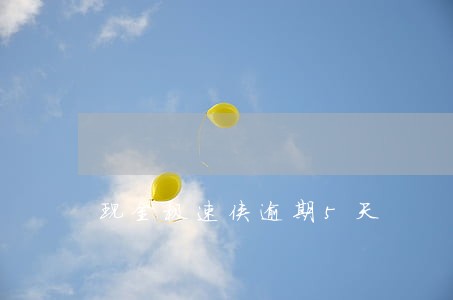现金极速侠逾期5天 现金极速侠逾期5天