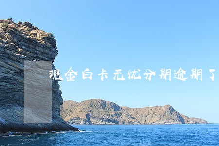 现金白卡无忧分期逾期了