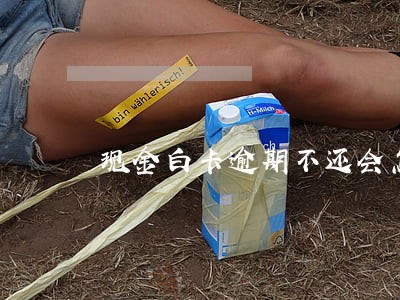 现金白卡逾期不还会怎样