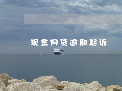 现金网贷逾期起诉 现金网贷逾期起诉