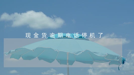 现金货逾期电话停机了 现金货逾期电话停机了