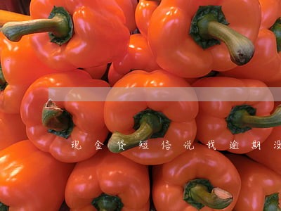 现金贷短信说我逾期没借过