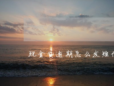 现金贷逾期怎么发短信 现金贷逾期怎么发短信