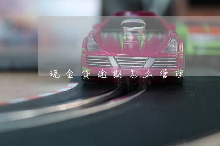 现金贷逾期怎么管理