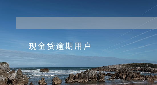 现金贷逾期用户 现金贷逾期用户