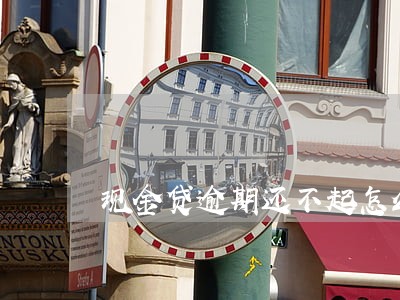 现金贷逾期还不起怎么办 现金贷逾期还不起怎么办