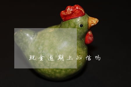 现金逾期上征信吗