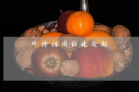 珍惜信用杜绝逾期 珍惜信用杜绝逾期