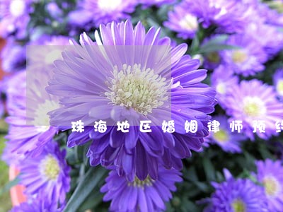 珠海地区婚姻律师预约 珠海地区婚姻律师预约