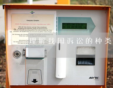 理解我国诉讼的种类及其含义