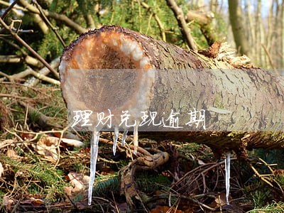 理财兑现逾期 理财兑现逾期