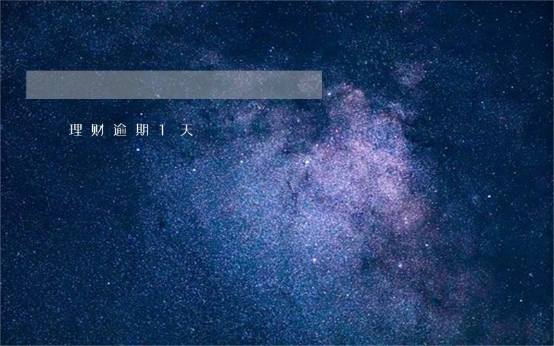 理财逾期1天 理财逾期1天