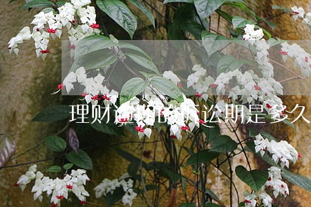 理财逾期的诉讼期是多久 理财逾期的诉讼期是多久