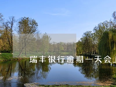 瑞丰银行逾期一天会上征信吗 瑞丰银行逾期一天会上征信吗