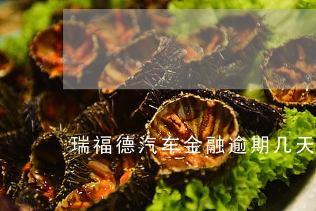 瑞福德汽车金融逾期几天收车么 瑞福德汽车金融逾期几天收车么