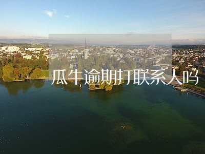 瓜牛逾期打联系人吗 瓜牛逾期打联系人吗