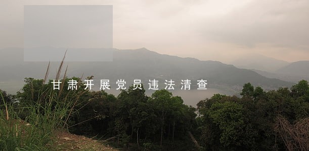 甘肃开展党员违法清查