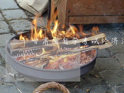 甘肃省自学考试经济法专业本科